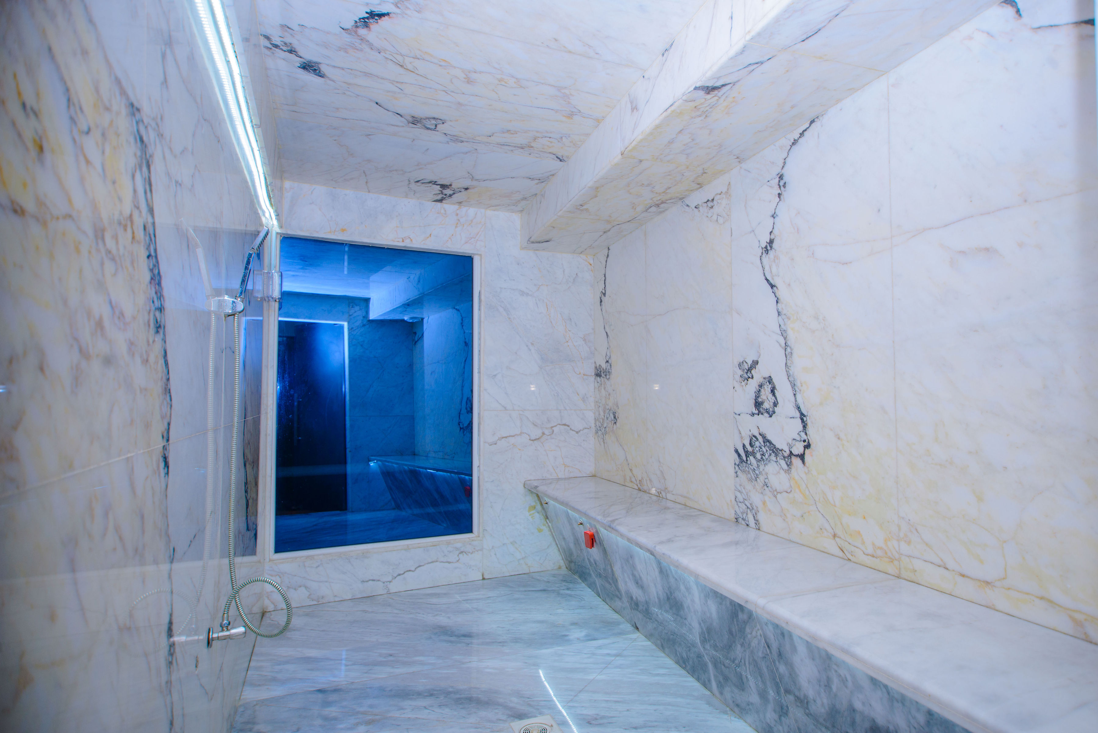 Steam Room at Holiday inn hotel in Dar es salaam